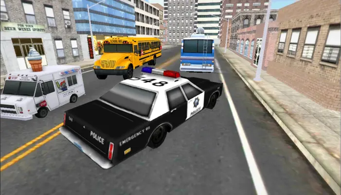 Police Car Parking 3D android App screenshot 3